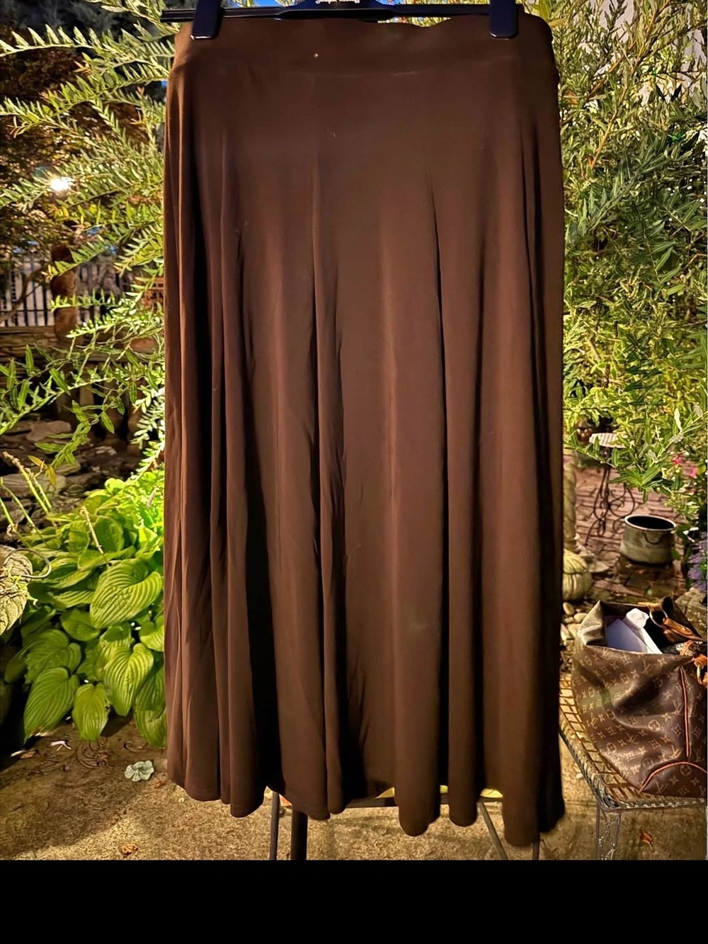 Joseph Ribkoff Brown Maxi Skirt